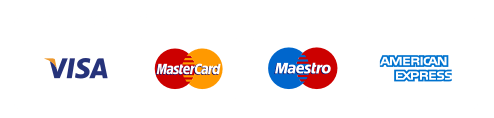 Accepted payment methods card logos