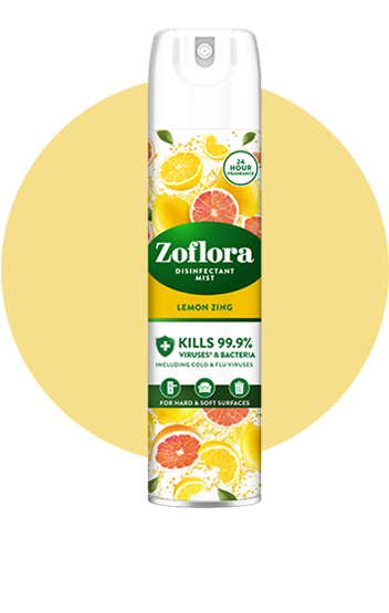 Lemon Zing Disinfectant Mist Escape Packaging