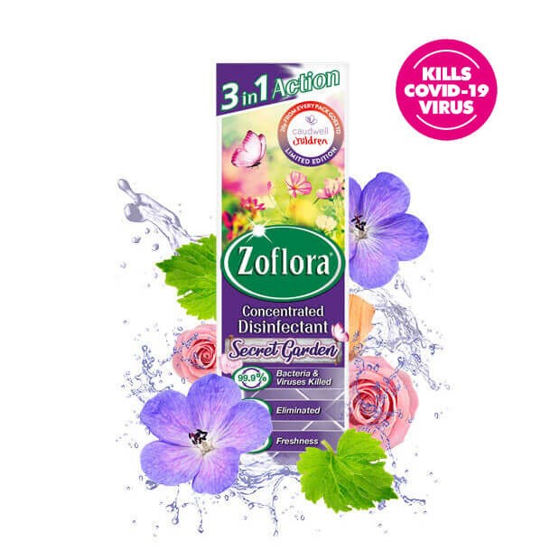 Zoflora Secret Garden fragrant multipurpose concentrated disinfectant 