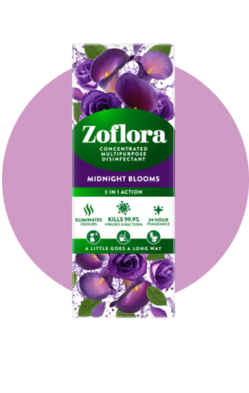 Zoflora Midnight Blooms Packaging