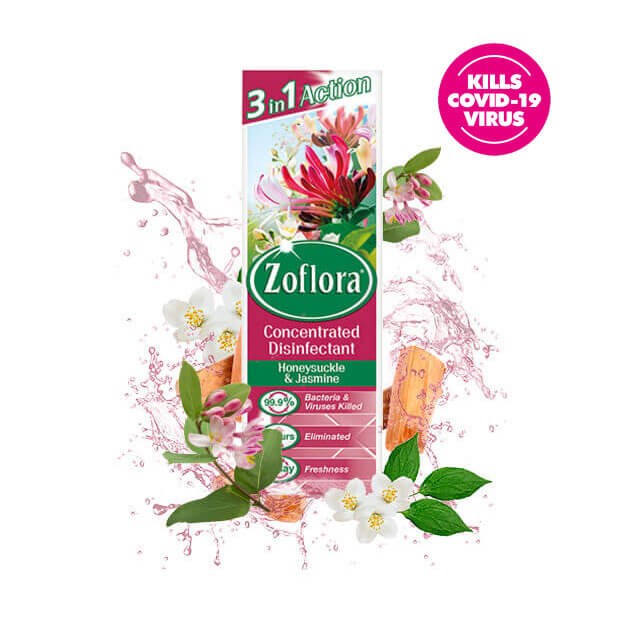 Zoflora Honeysuckle and Jasmin fragrant multipurpose concentrated disinfectant