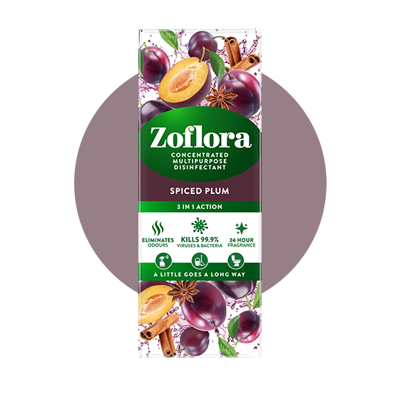 Zoflora Spiced Plum Packaging