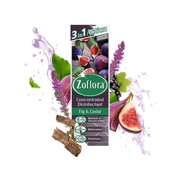Zoflora Fig and Cedar fragrant multipurpose concentrated disinfectant