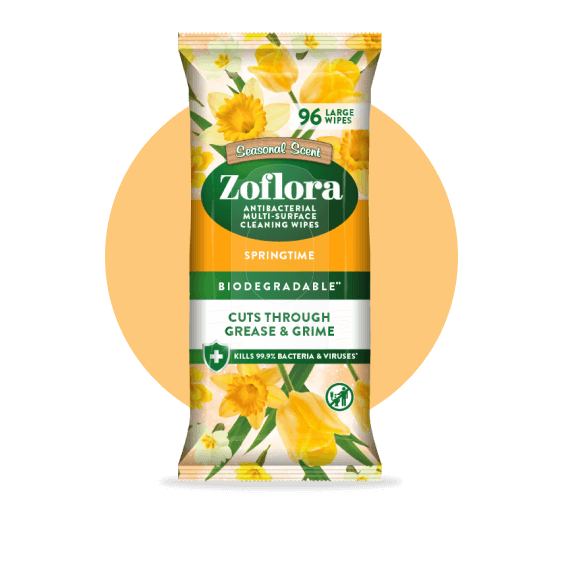 Zoflora Springtime Multi-Surface Cleaning Wipes 