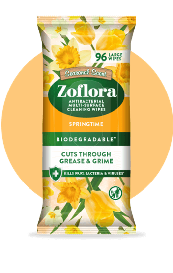 Zoflora Springtime Multi-Surface Cleaning Wipes 