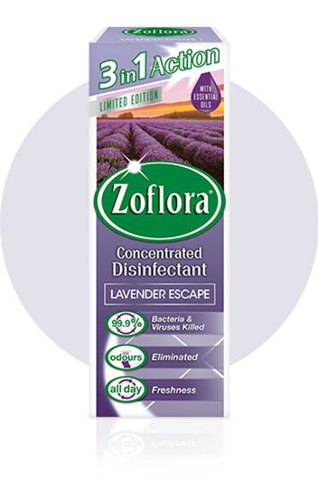 Zoflora Lavender Escape Packaging