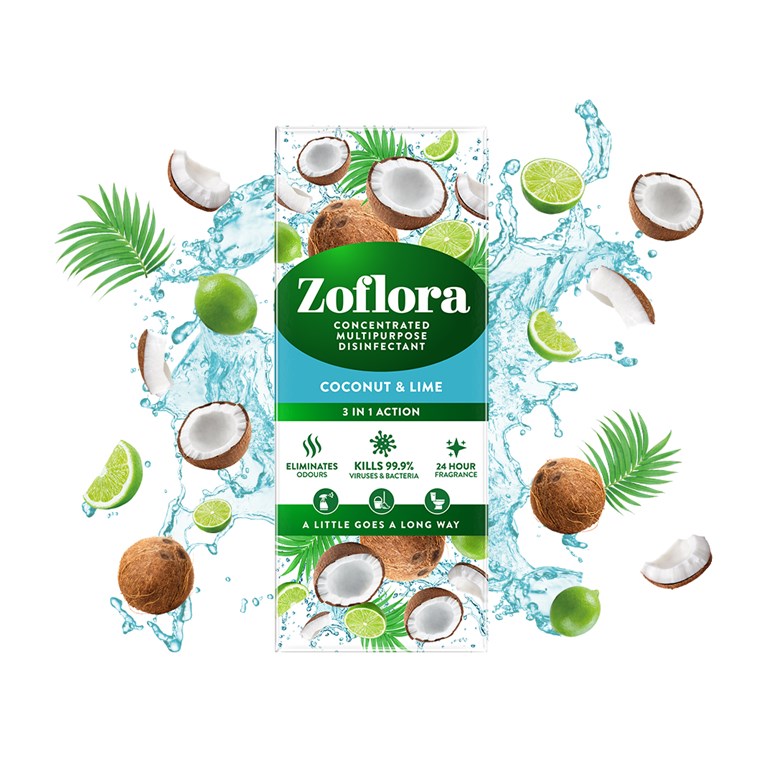 Zoflora Coconut and Lime fragrant multipurpose concentrated disinfectant
