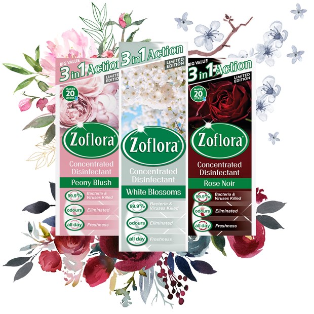 Zoflora Botanical Collection fragrant multipurpose concentrated disinfectant