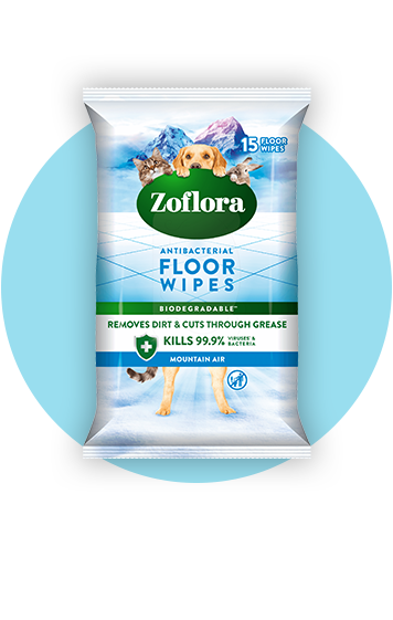 Mountain Air Antibacterial Floor Wipes Packaging