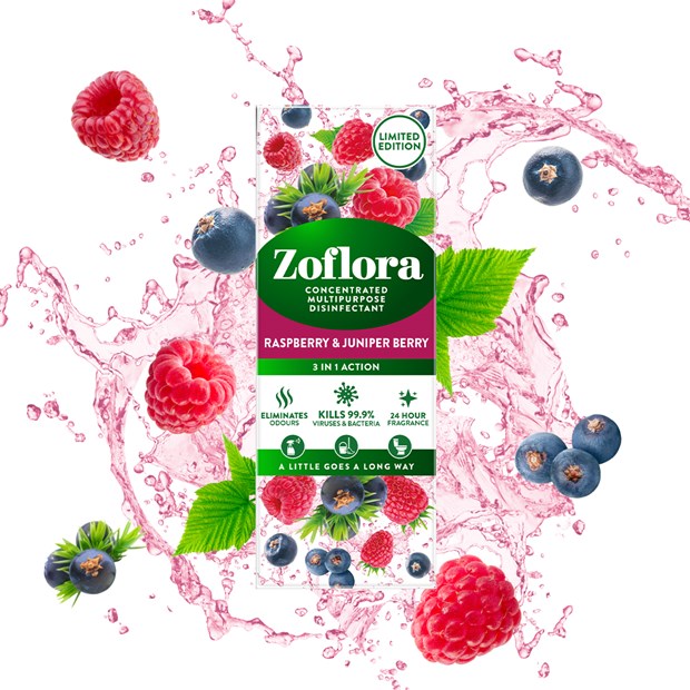 Zoflora Raspberry & Juniper Berry fragrant multipurpose concentrated disinfectant