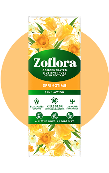 Zoflora Springtime Packaging