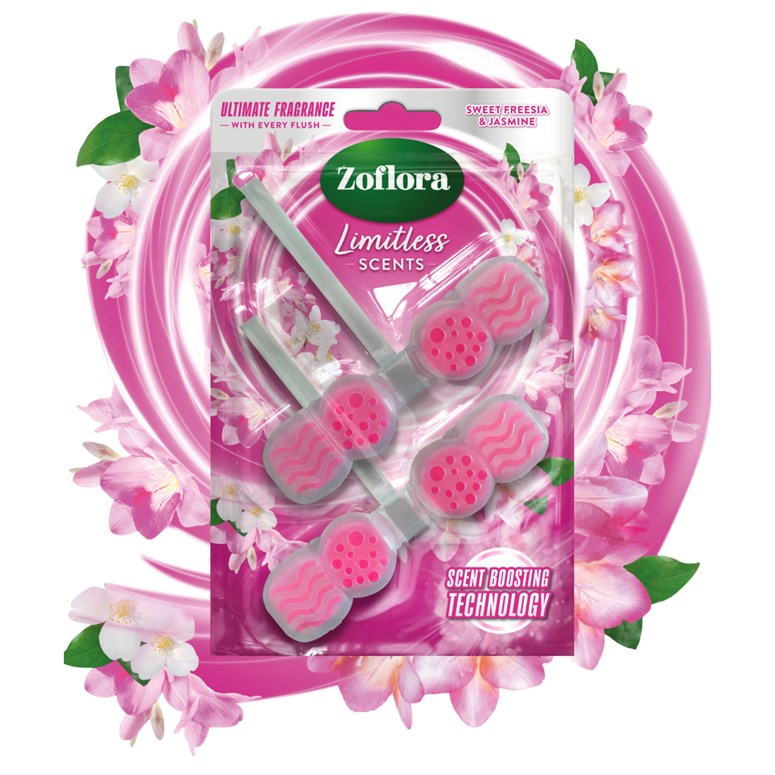 Sweet Freesia & Jasmine Limitless Scents Rim Block | Zoflora | Zoflora