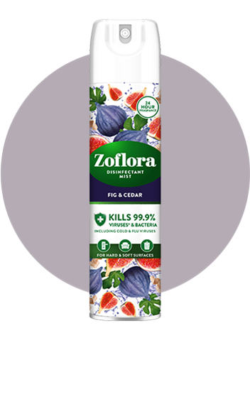 Fig & Cedar Disinfectant Mist packaging