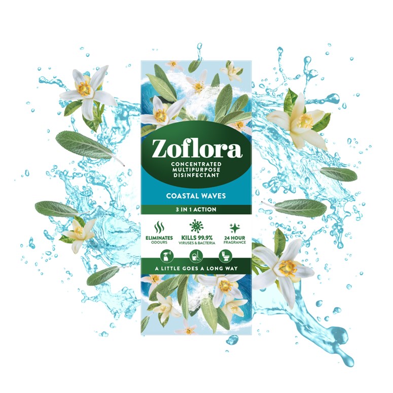 Zoflora Fresh Home Coastal Breeze fragrant multipurpose concentrated disinfectant