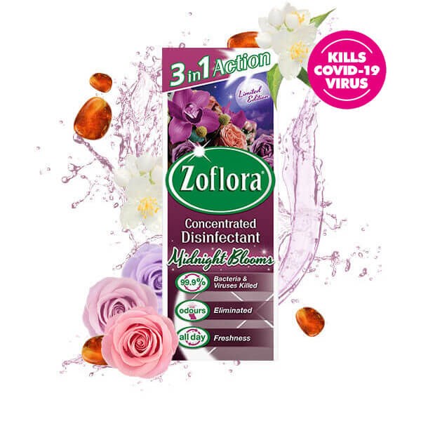Zoflora Midnight Blooms fragrant multipurpose concentrated disinfectant