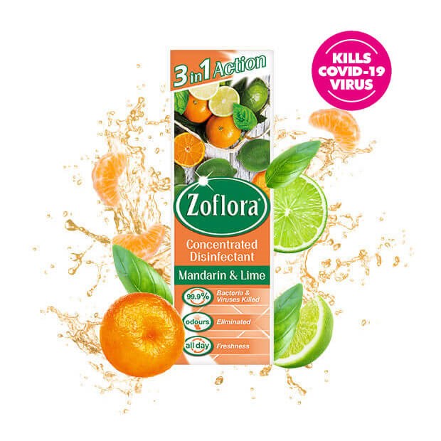 Zoflora Manarin and Lime fragrant multipurpose concentrated disinfectant