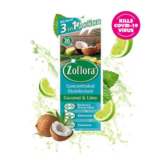Zoflora Coconut and Lime fragrant multipurpose concentrated disinfectant