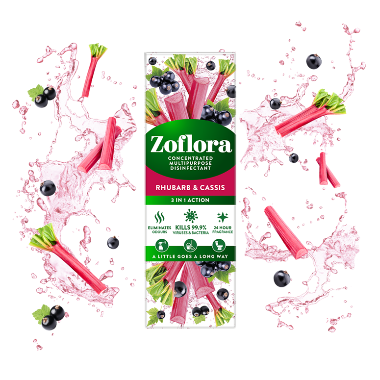 Zoflora Rhubarb & Cassis fragrant multipurpose concentrated disinfectant