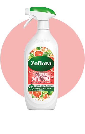 Caribbean Grapefruit & Lime Bathroom Cleaner Packaging