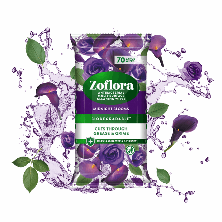 Midnight Blooms Multi-Surface Cleaning Wipes