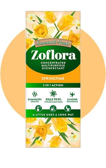 Zoflora Springtime Packaging