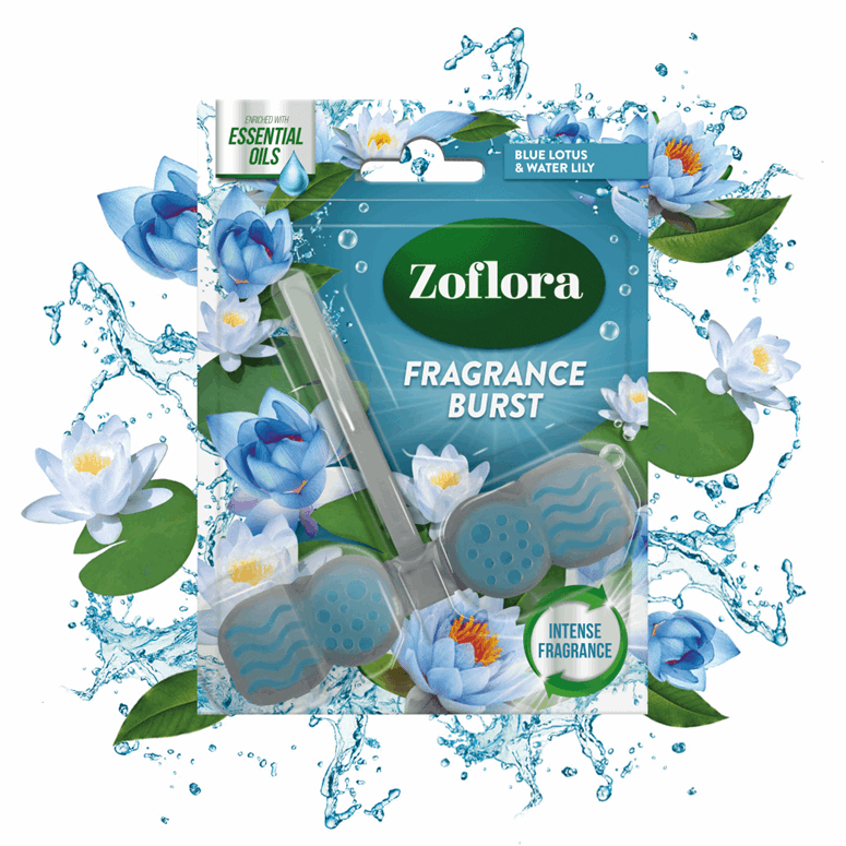 Blue Lotus & Water Lily Fragrance Burst Rim Block