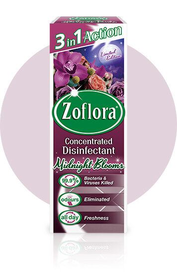 Zoflora Midnight Blooms Packaging