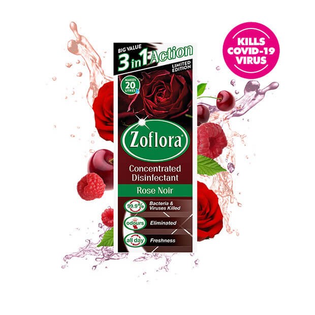 Zoflora Rose Noir fragrant multipurpose concentrated disinfectant