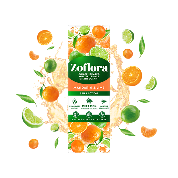 Zoflora Manarin and Lime fragrant multipurpose concentrated disinfectant