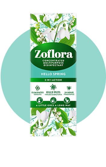 Zoflora Hello Spring Packaging