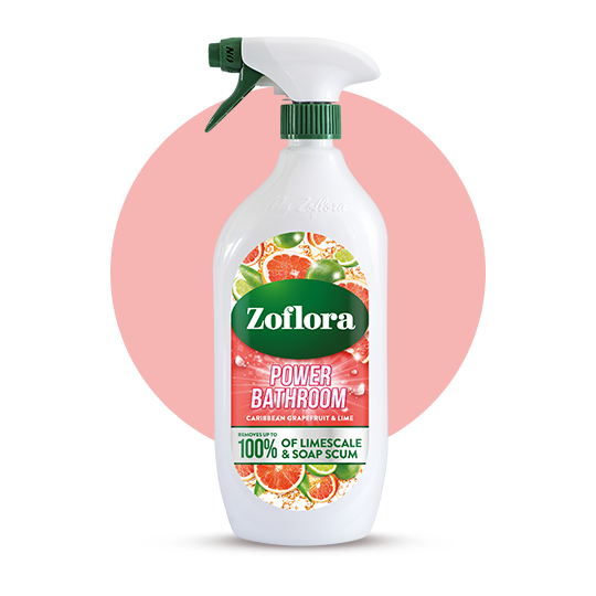 Caribbean Grapefruit & Lime Bathroom Cleaner Packaging