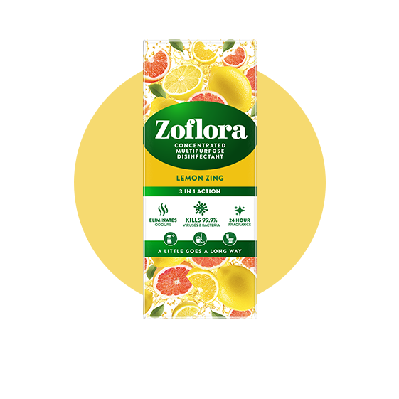 Zoflora Lemon Zing Packaging