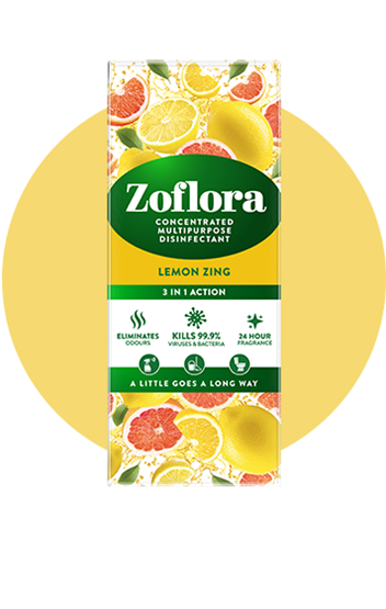 Zoflora Lemon Zing Packaging
