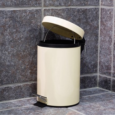 Open bathroom bin