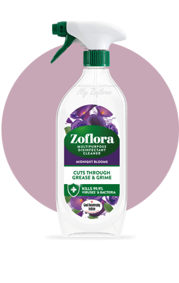 Zoflora Midnight Blooms Disinfectant Mist Packaging