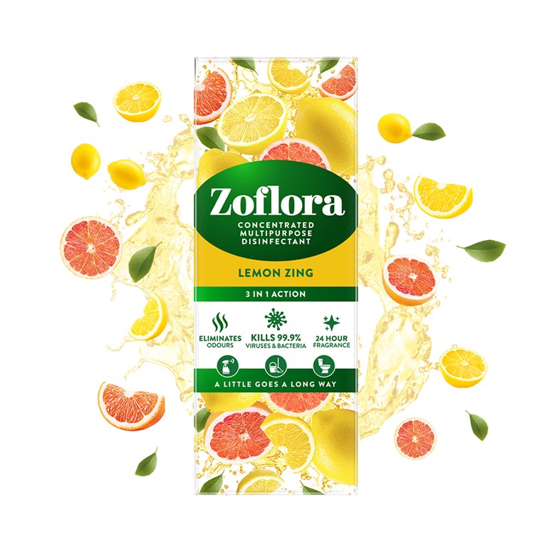 Zoflora Lemon Zing Fragrant Multipurpose Disinfectant