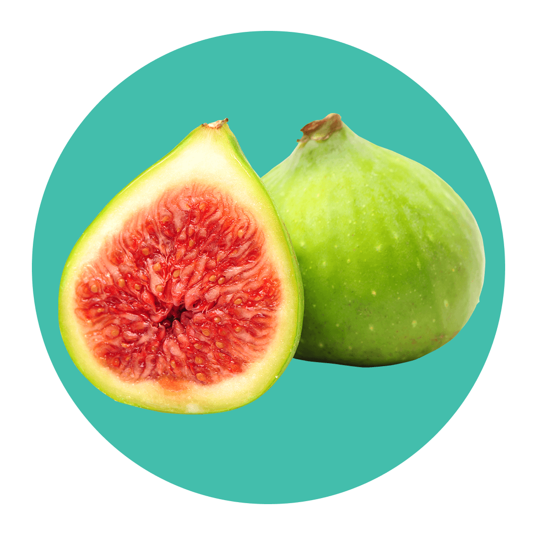 Cut fresh fig fruit