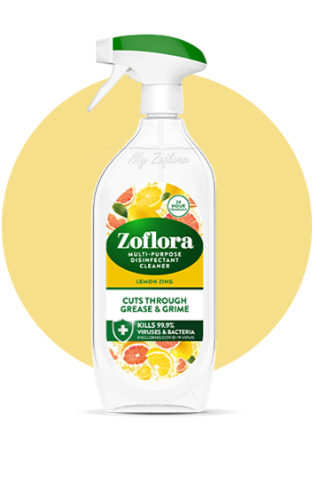 Lemon Zing Disinfectant Cleaner Packaging
