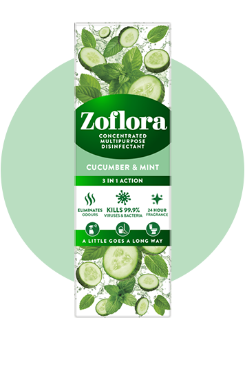 Zoflora Cucumber & Mint Packaging