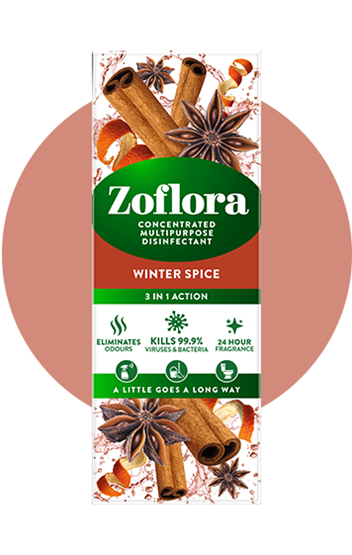 Zoflora Winter Spice Packaging